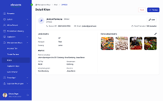 Screenshot of Elevarm Dashboard